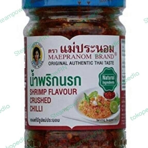 Maepranom Shrimp Flavor Thai Crushed Chili Bubuk Cabe Kering Thailand