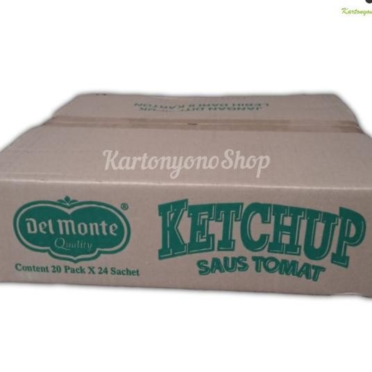 

Sauce Saus Saos Tomat Delmonte Ketchup Kemasan Sachet Per Dus Isi 20Pk