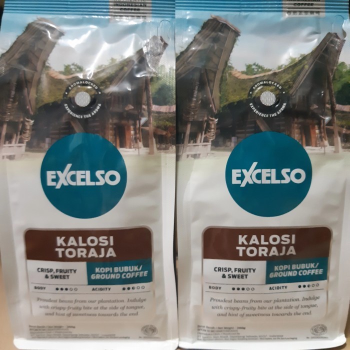 

Kopi Excelso Kalosi Toraja Bubuk 200 Gram