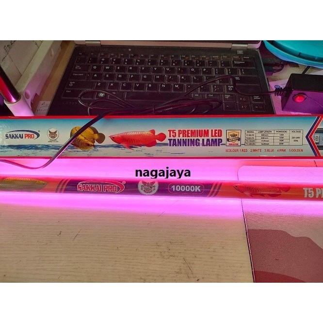 Sakkai Pro Tanning T5 Premium 118 Cm Lampu Celup Aquarium 5 Warna
