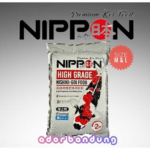 Pakan Pelet Import Ikan Koi Original Nippon Koi Food 10Kg 1Dus