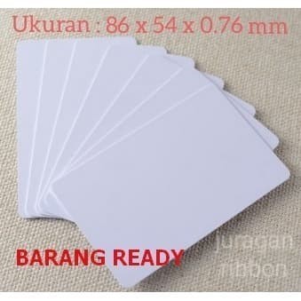 

Terbaru!!! inkjet ID Card harga per box ( satu kotak isi 230 pcs ) High qualiy