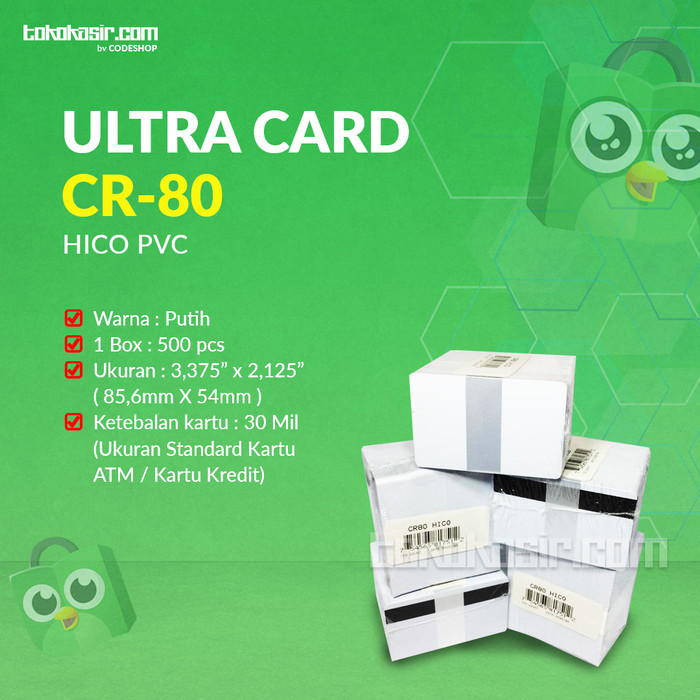 

Terbaru!!! KARTU PVC BLANK ID CARD ULTRACARD NOCO CR80 FARGO EVOLIS DATACARD HITI