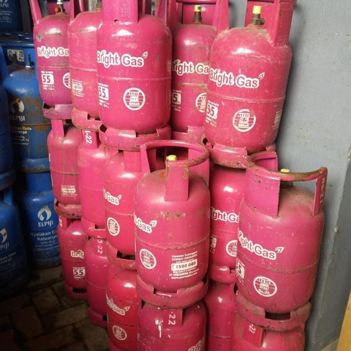Tabung Gas Elpiji Pink Bright Gas 5.5 kg + isi segel Pertamina