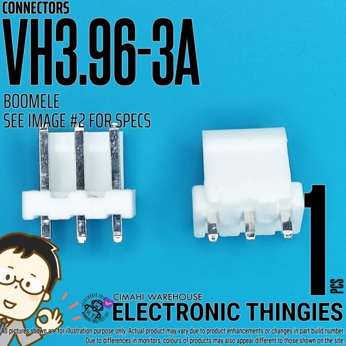 Terbaru (8) VH3.96-3A BOOMELE KONEKTOR VH3.96 HEADER 3P 3 PIN MALE 3.96 thingie43 Berkualitas
