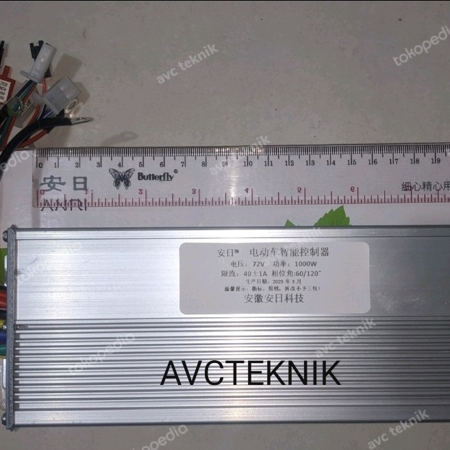 controller sepeda listrik brushless 1000w 72v