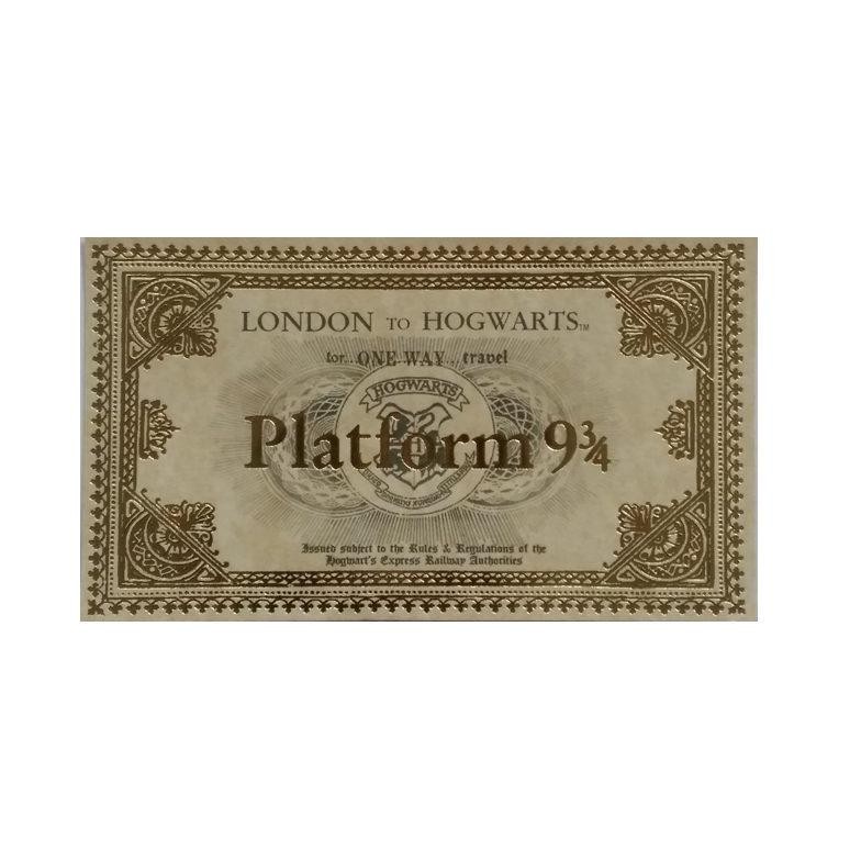 

PROMO HPTB TICKET BUS HARRY TIKET BIS PLATFOM 93/4 LONDON HOGWARTS BOOKMARK PEMBATAS BUKU KARTU TODAY