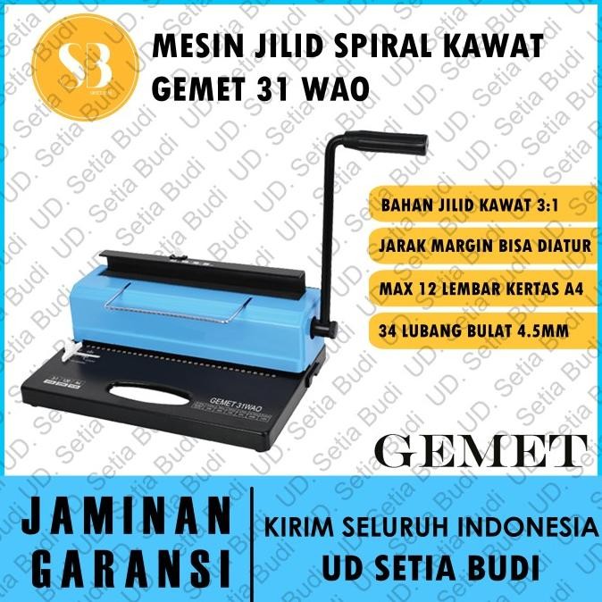 

MESIN JILID SPIRAL KAWAT GEMET 31 WAO ASLI DAN BERGARANSI ORIGINAL DAN TERPERCAYA