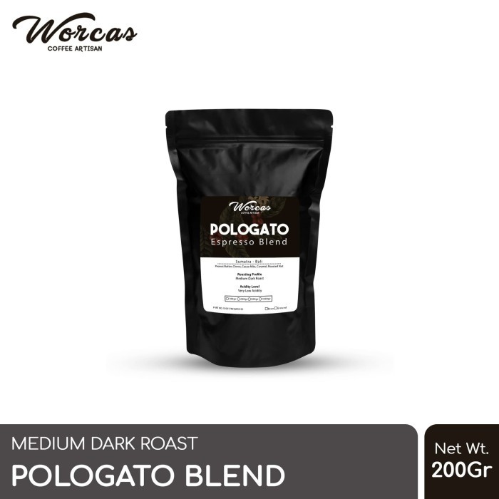 

Worcas Kopi Pologato Espresso Blend 200 Gram