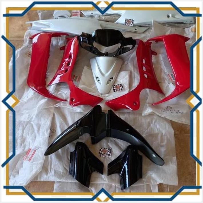 [DEN] COVER BODI BODY KANAN KIRI HALUS FULL SET SAYAP LUAR DALAM BATOK SPAKBOR SLEBOR SUZUKI SATRIA 