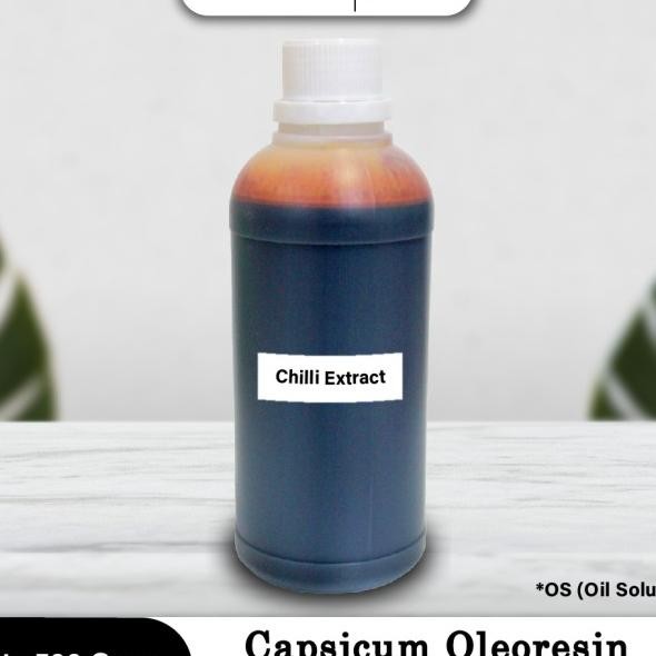 

Capsicum Oleoresin 1 Juta Shu Oil Soluble / Chilli Extract - 500 Gram