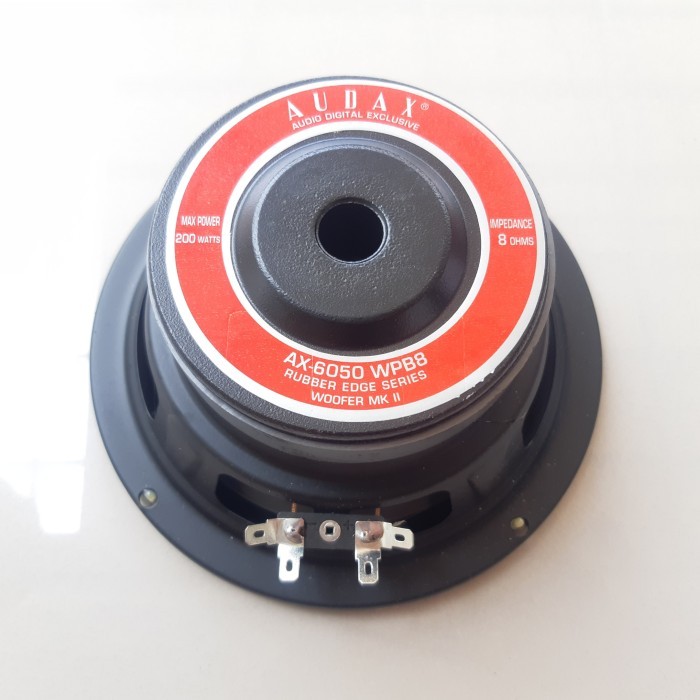 SPEAKER 6 INCH WOOFER AUDAX 200 WATT ORIGINAL ASLI 6 IN 6" 6IN AUDAX