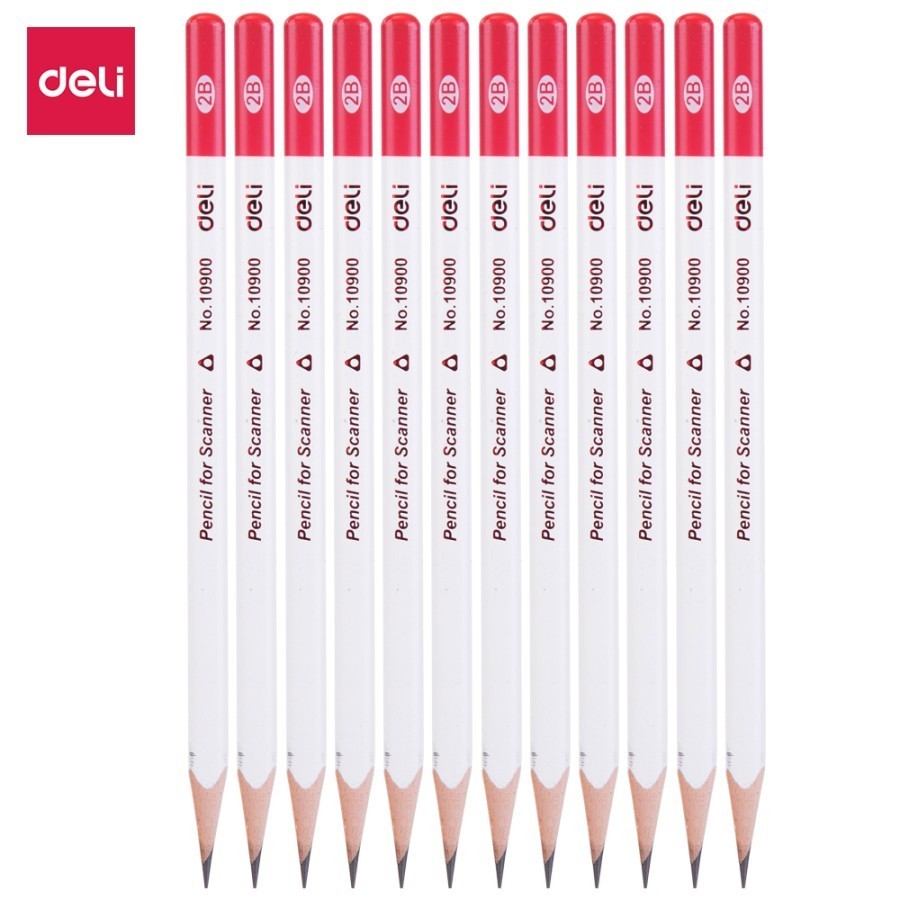 

DELI - W10900 Pensil Kayu Graphite Pencil 2B Kayu berkualitas tinggi