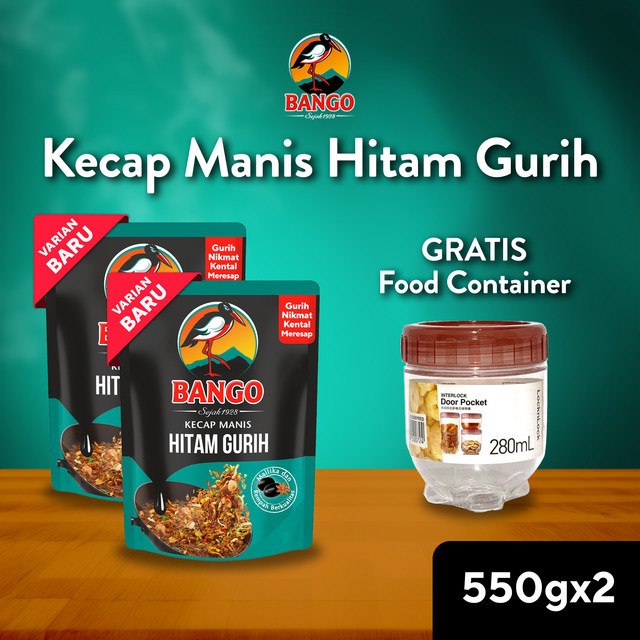 

Beli 2 Bango Hitam Gurih 550gr GRATIS Food Container