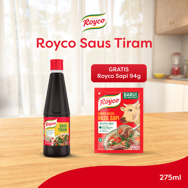 

Beli Royco Saus Tiram 275ml GRATIS Royco Sapi 94g