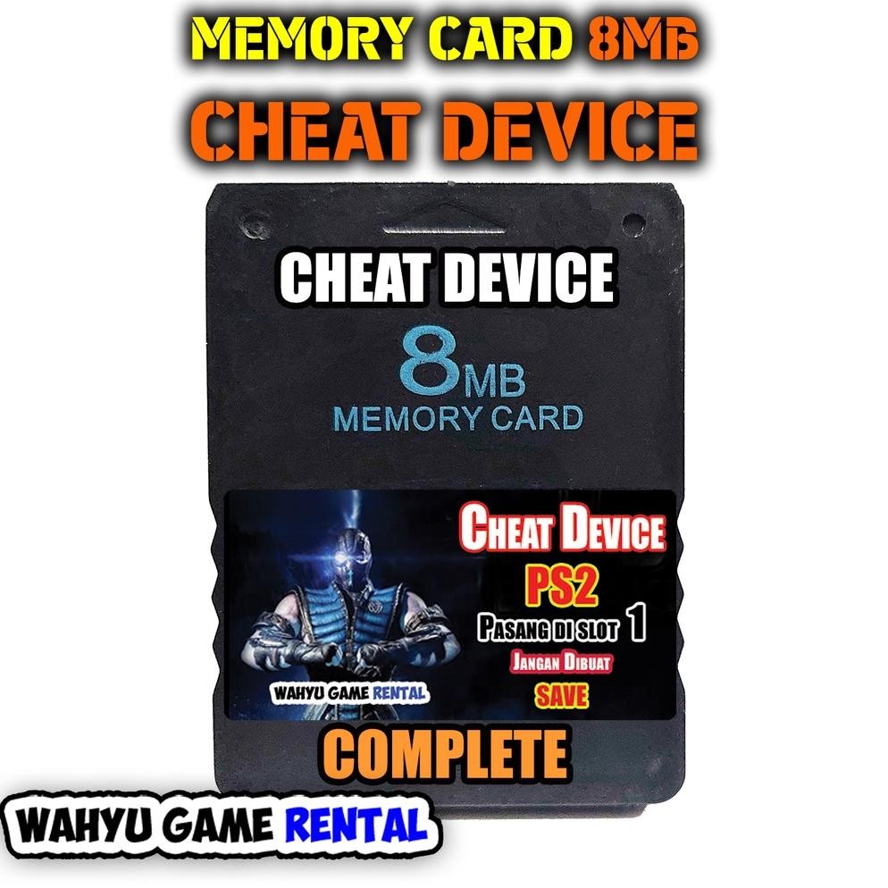 df-7 Memory Card PS2 Cheat Device Codebreaker Hardisk Internal Terlaris