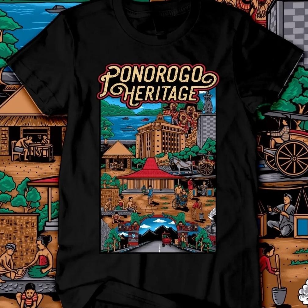 Promo Kaos Ponorogo Heritage Kaos Distro Pria Wanita Kaos Ponorogo