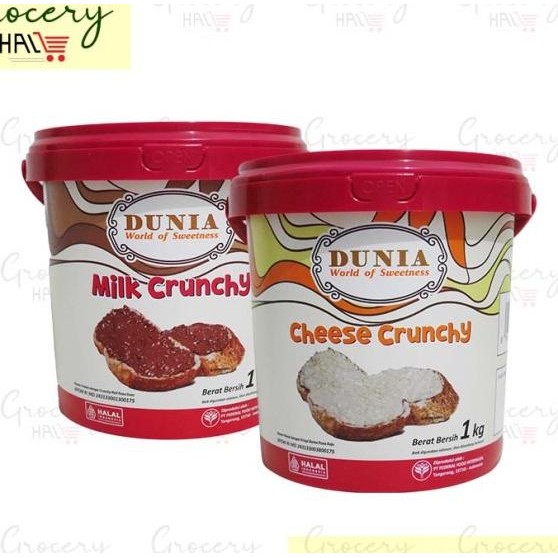 

Dunia Spread Crunchy 1 Kg ( Lk / Cheese )