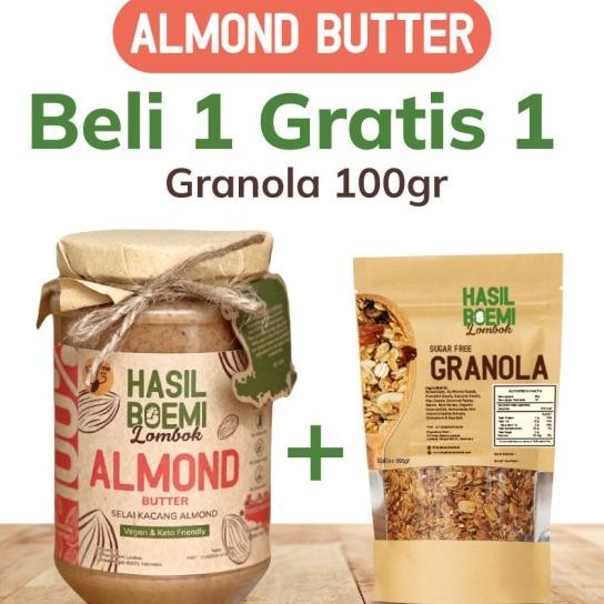 

Makanan Sehat Natural Bebas Gula Diabetes Selai Almond U Roti