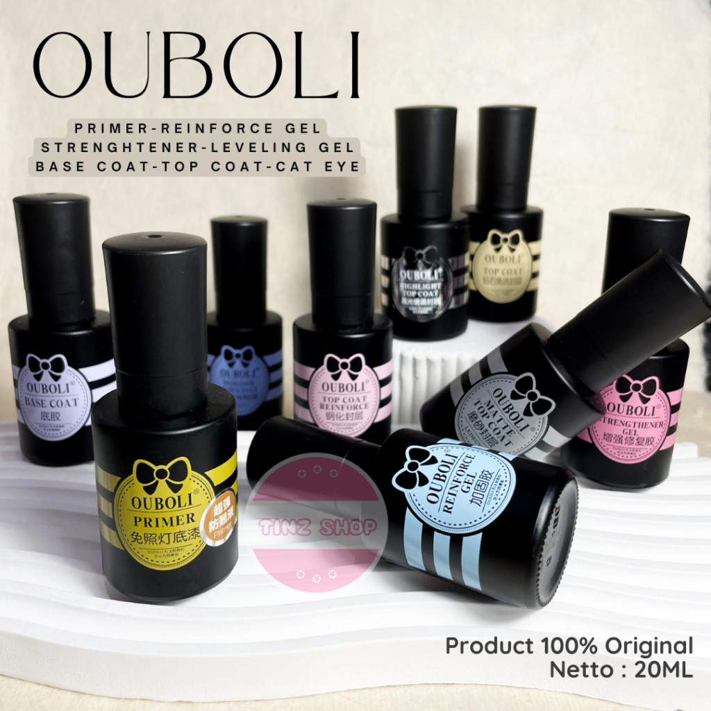 BELILAH OUBOLI GEL POLISH 20ML / KUTEK GEL OUBOLI BASE COAT / TOP COAT / REINFORCE / REINFORCE TOP /