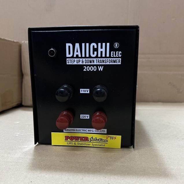 AVR / Trafo Step Up and down 2000 W 220V 110 V 2000 Watt DAIICHI STEP UP & DOWN TRANSFORMER
