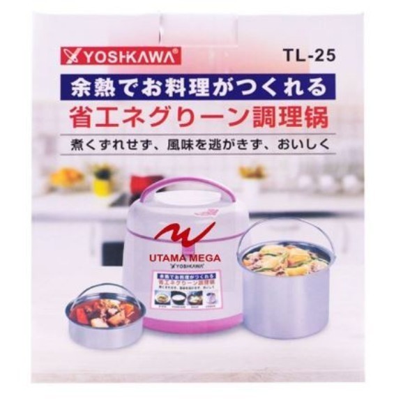 

Yosikawa Tl-25 Termal Mini magic cooker kapasitas 2.5 liter