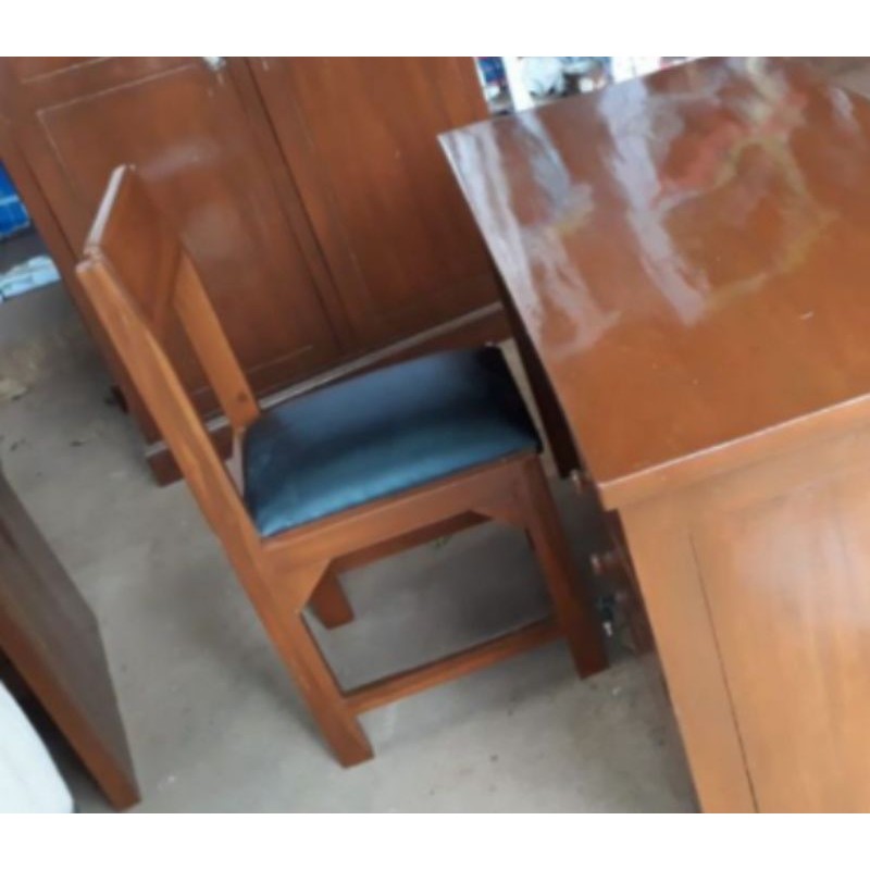 Full kayu jati kursi guru sekolah , kursi belajar , kursi ngajar