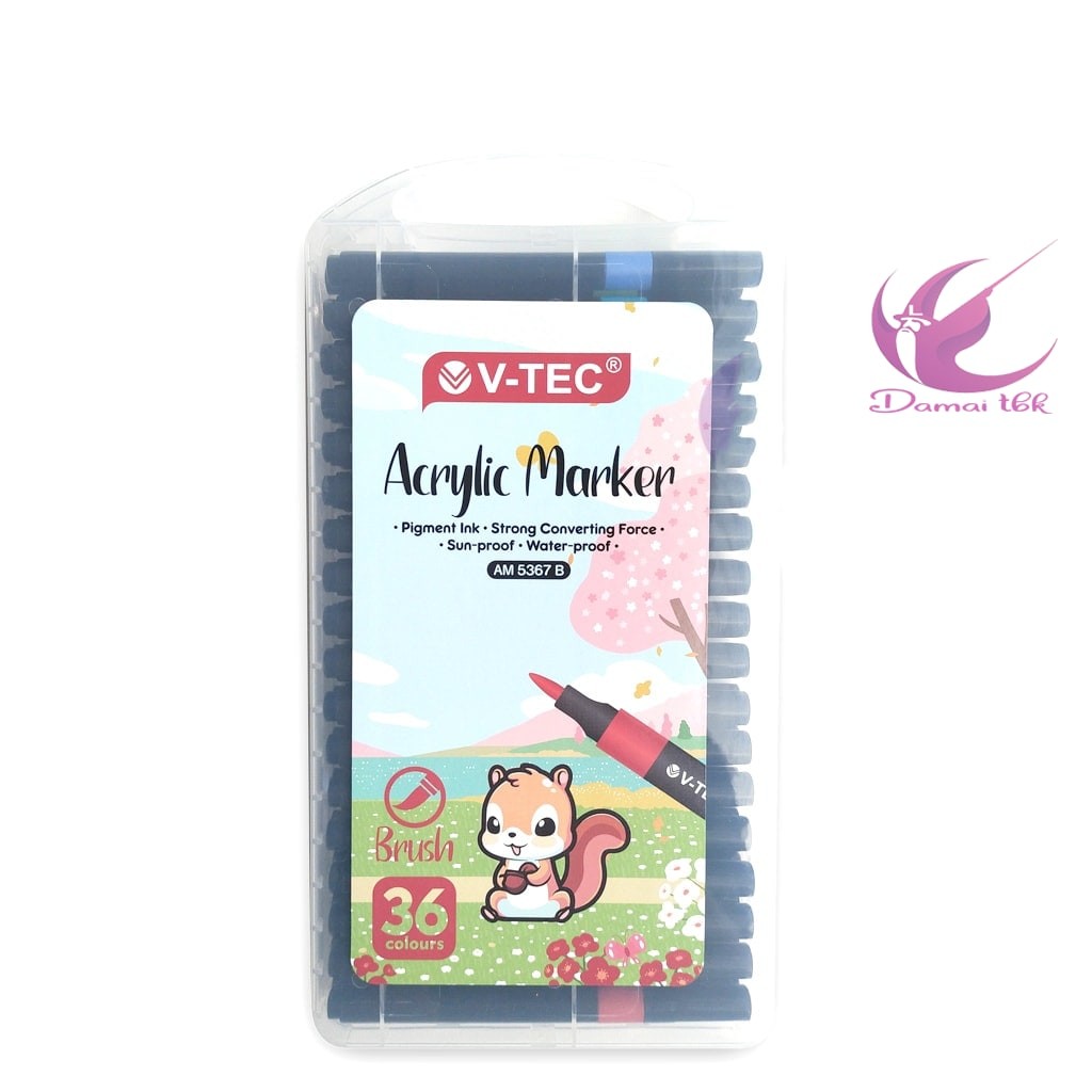 

V-Tec Acrylic Marker Brush 36 Color (Am 5367 B)
