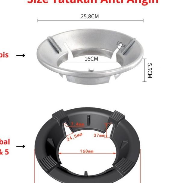 ULTIMATE ENERGY SAVER Tatakan Dudukan Kompor Gas Anti Angin