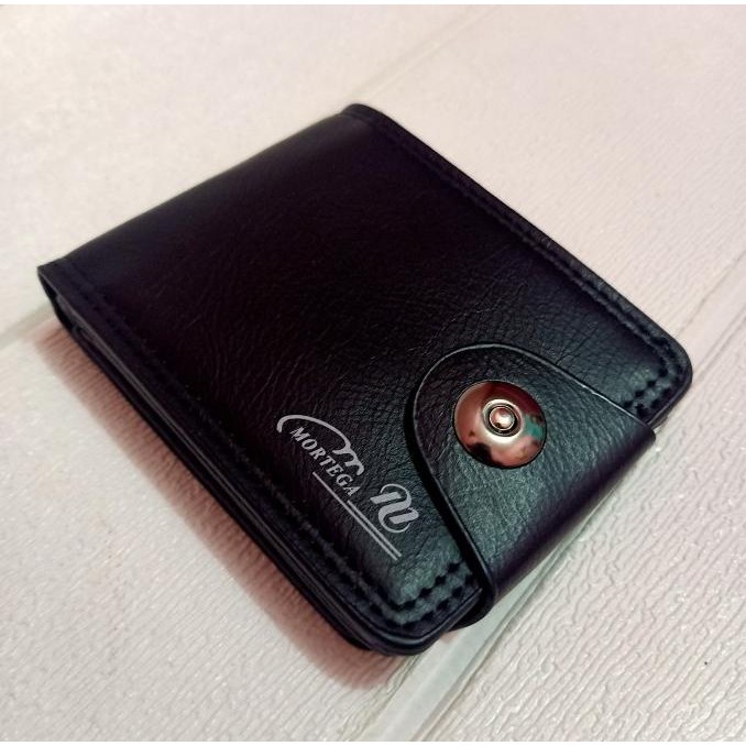 Dompet Pria Model Kancing Dompet Kulit Dompet Impor Dompet Size 5 Inchi Dompet Laki-Laki Dompet Cowo