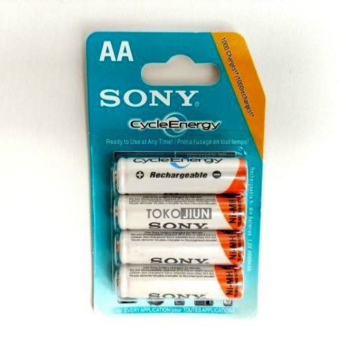 Baterai Sony - Cycle Energy Battery - AA Isi 4