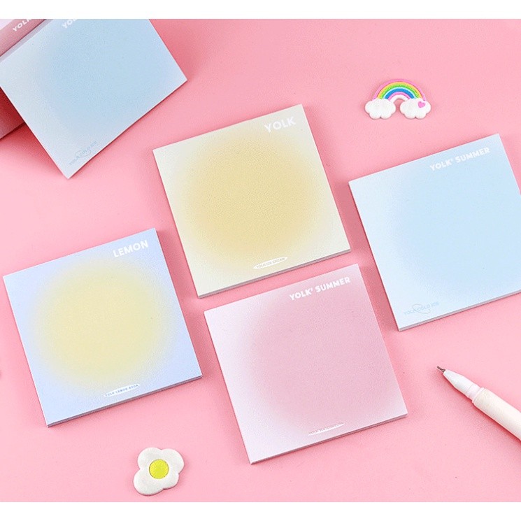 

J2 - Sticky notes simple Memo tempel gradient summer color