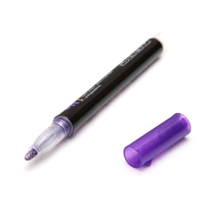 

Vee Rose8 /12/24Pcs Double Line Pen Kantor Sekolah Perlengkapan Diy Natal