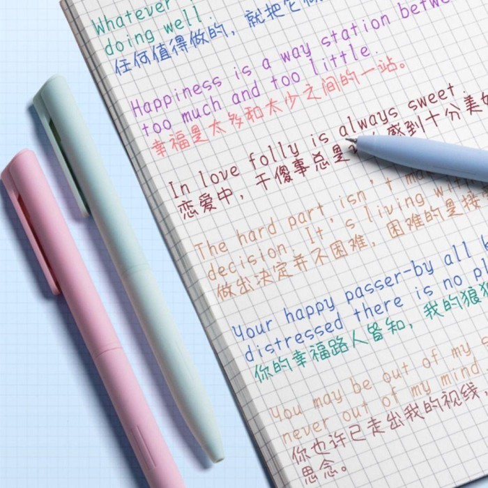 

Vee Amber 6Warna/Set Pena Gel Perlengkapan Kantor Sekolah Alat Tulis Siswa