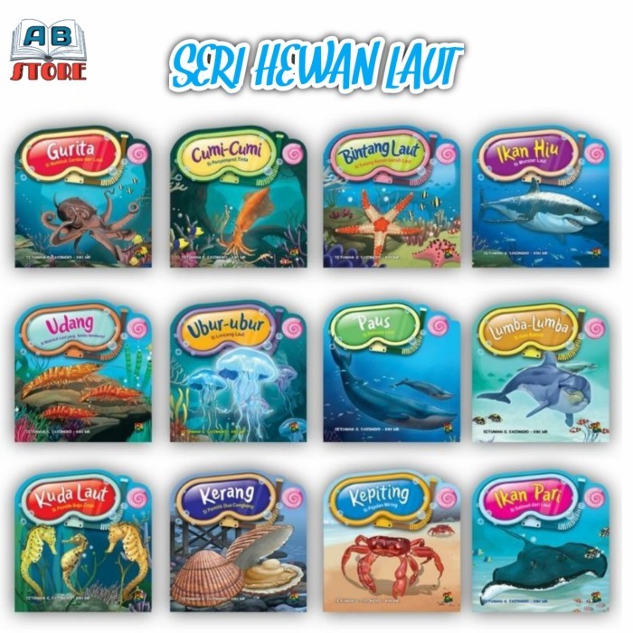 

Bana Buku Cerita Anak Bergambar - Seri Hewan Laut