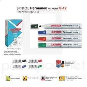 

NEW SPIDOL PERMANEN SNOWMAN G - 12 ORIGINAL QUALITY