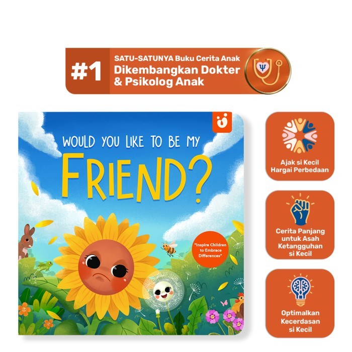 

Bana Tentang Anak - English Story Boardbook: Be My Friend Buku Cerita