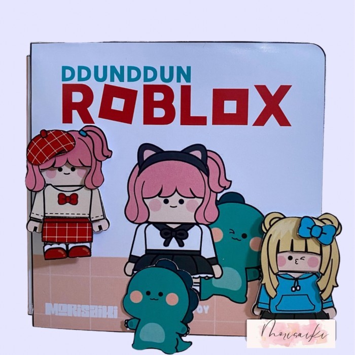 

Bana Paper Doll Roblox Dino Mainan Buku Bongkar Pasang Anak Squishy Book Paper Book Busy Book Buku