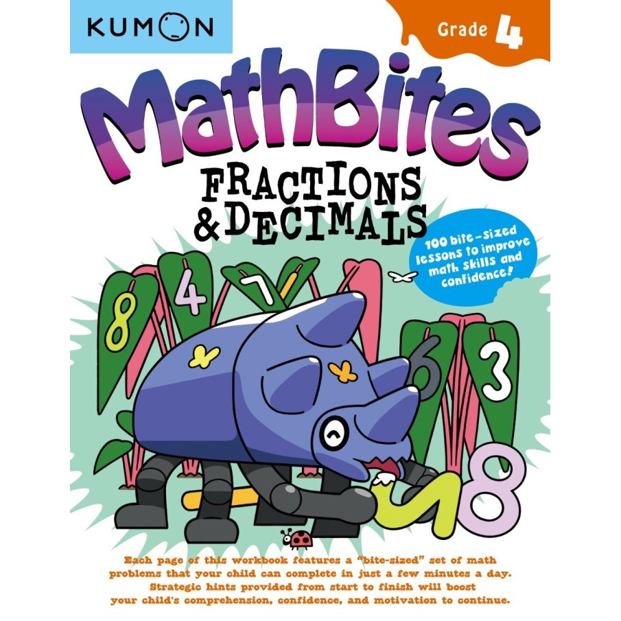 

Bana Buku Anak - Kumon - Mathbites: Grade 4 Fractions & Decimals