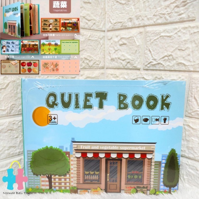 

Bana Quiet Book Educative Busy Book Buku Aktivitas Anak