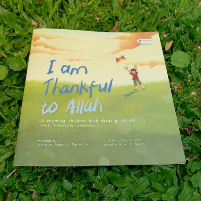 

Bana Buku Anak Islami Berbahasa Inggris I Am Thankful To Allah By Namla