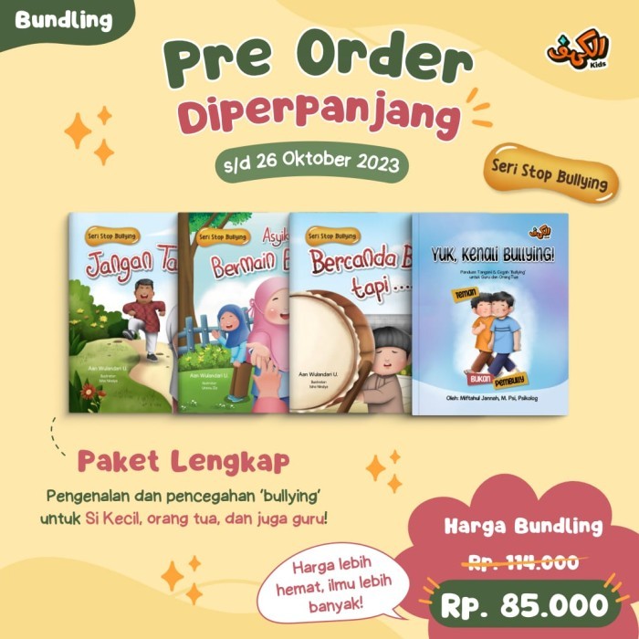 

Bana Buku Anak Seri Stop Bullying Alkahfi Kids