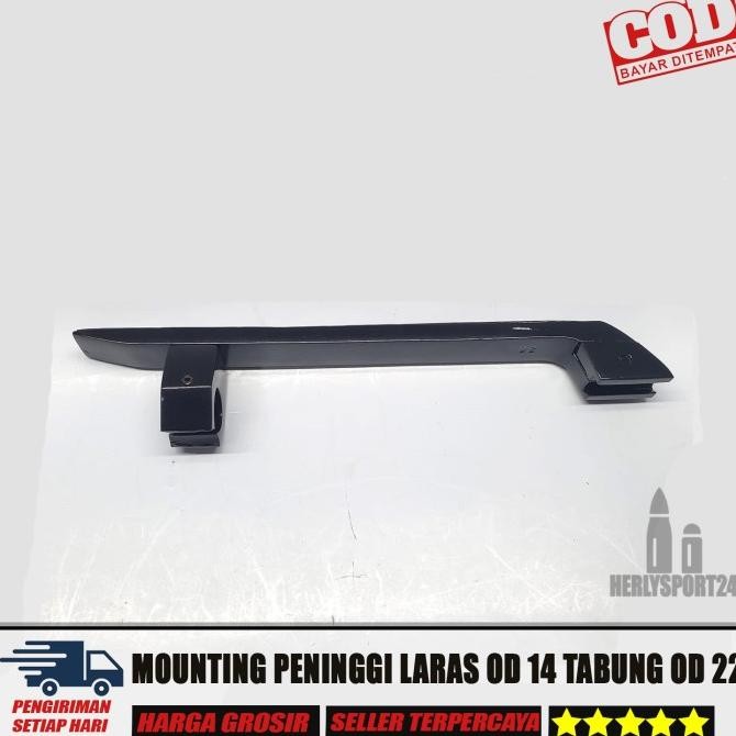 MOUNTING PENINGGI TELESKOP LARAS OD 14 TABUNG OD 22 DAN OD 25 PRESISI