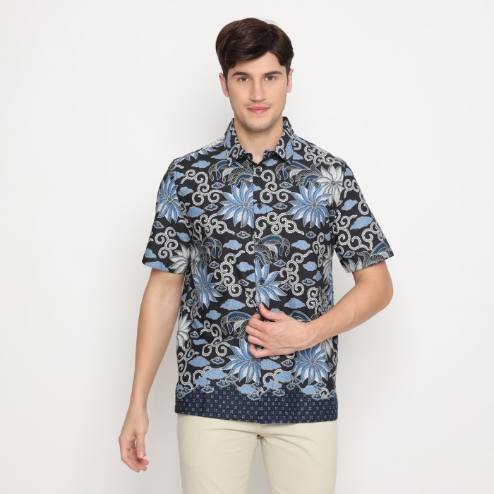 Alib Ricardo Kemeja Batik Pria Lengan Pendek 32383