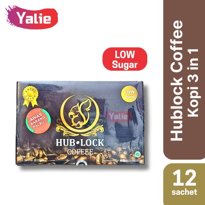 

Hublock Coffee Hublot Morgan Low Sugar White Kopi 3In1 Instant Diet