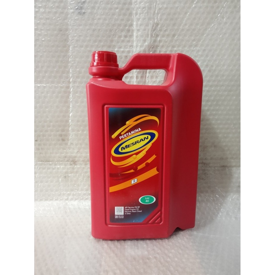 Oli Diesel Pemina Mesran B SAE40 5 Liter Asli