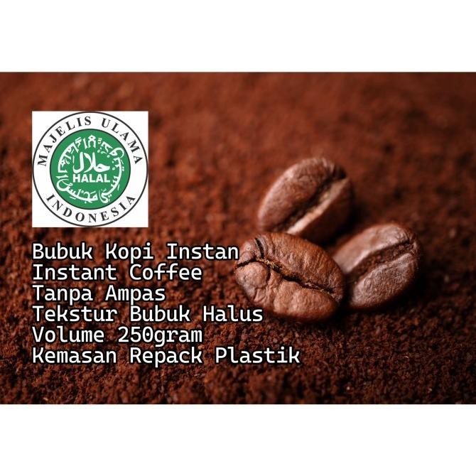 

Bubuk Kopi Instan 250Gram Tanpa Ampas