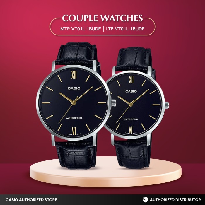 Casio Jam Tangan Couple Analog VT01L-1BUDF