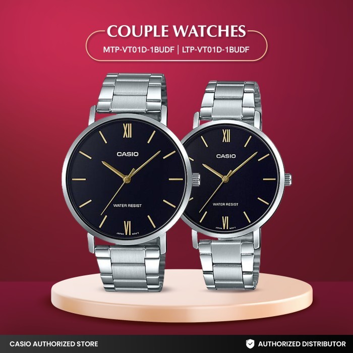 Casio Jam Tangan Couple Analog VT01D-1BUDF
