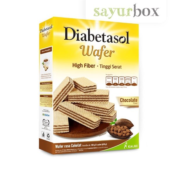 

Diabetasol Wafer Chocolate 1 box Sayurbox